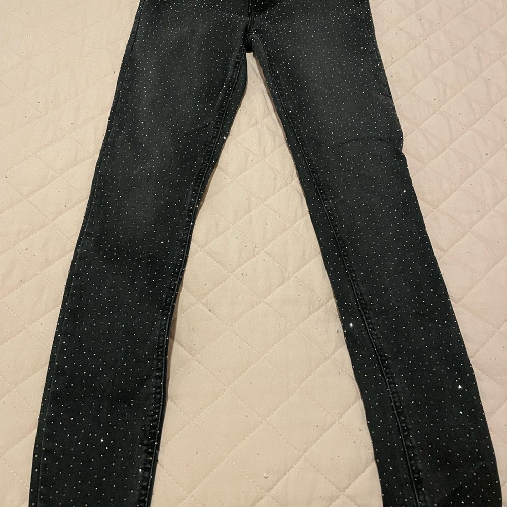 Black Studded Skinny Jeans